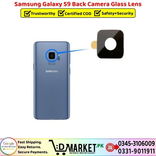 Samsung Galaxy S9 Back Camera Glass Lens Price In Pakistan