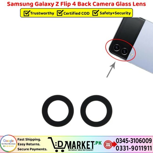 Samsung Galaxy Z Flip 4 Back Camera Glass Lens Price In Pakistan