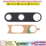Xiaomi Mi Note 10 Pro Back Camera Glass Lens Price In Pakistan