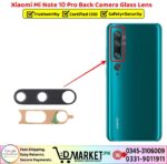 Xiaomi Mi Note 10 Pro Back Camera Glass Lens Price In Pakistan