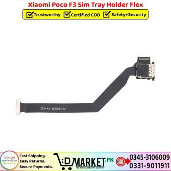 Xiaomi Poco F3 Sim Tray Holder Flex Price In Pakistan