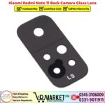Xiaomi Redmi Note 11 Back Camera Glass Lens Price In Pakistan