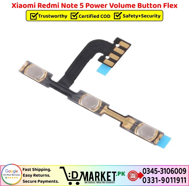 Xiaomi Redmi Note 5 Power Volume Button Flex Price In Pakistan