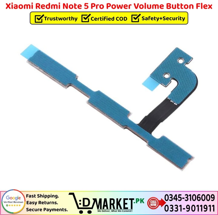 Xiaomi Redmi Note 5 Pro Power Volume Button Flex Price In Pakistan