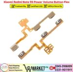 Xiaomi Redmi Note 9S Power Volume Button Flex Price In Pakistan