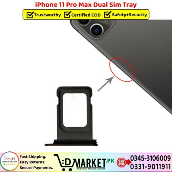 iPhone 11 Pro Max Dual Sim Tray Price In Pakistan