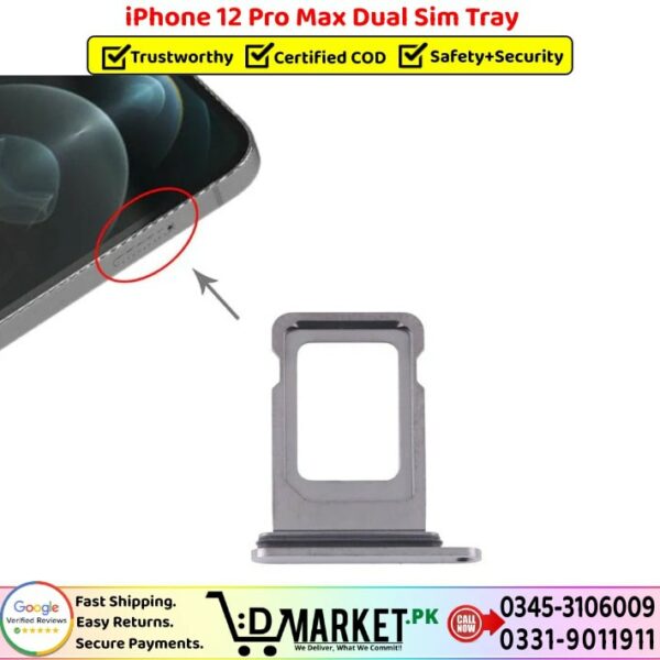iPhone 12 Pro Max Dual Sim Tray Price In Pakistan