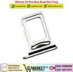 iPhone 14 Pro Max Dual Sim Tray Price In Pakistan