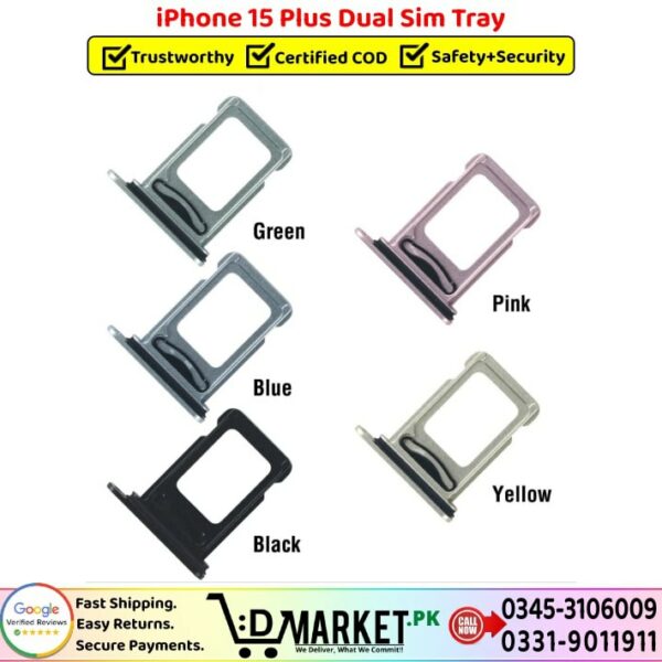 iPhone 15 Plus Dual Sim Tray Price In Pakistan