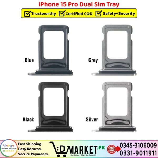 iPhone 15 Pro Dual Sim Tray Price In Pakistan