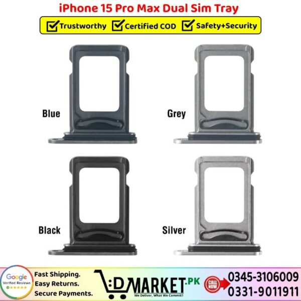 iPhone 15 Pro Max Dual Sim Tray Price In Pakistan