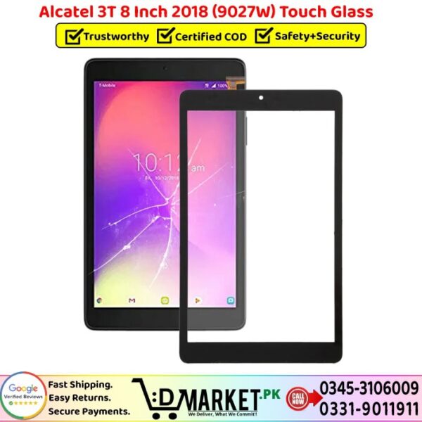 Alcatel 3T 8 Inch 2018 9027W Touch Glass Price In Pakistan