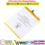 Infinix Hot 6 Pro Original Battery Price In Pakistan