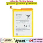 Infinix Hot 7 Original Battery Price In Pakistan