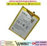 Infinix Hot S3X Original Battery Price In Pakistan