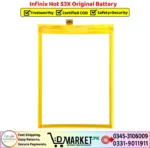 Infinix Hot S3X Original Battery Price In Pakistan