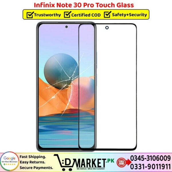 Infinix Note 30 Pro Touch Glass Price In Pakistan