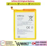 Infinix S4 Original Battery Price In Pakistan