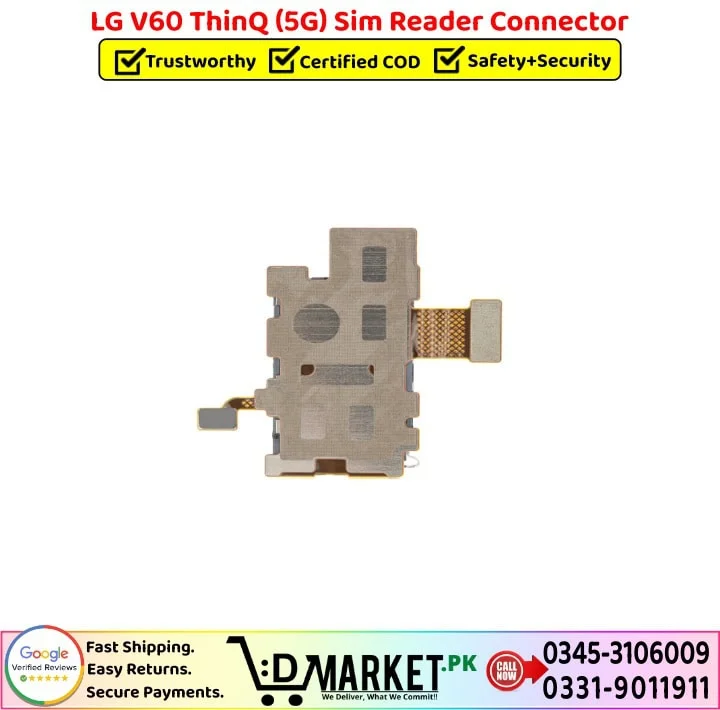 LG V60 ThinQ 5G Sim Reader Connector Price In Pakistan