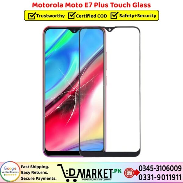 Motorola Moto E7 Plus Touch Glass Price In Pakistan