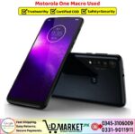 Motorola One Macro Price In Pakistan