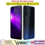 Motorola One Macro Price In Pakistan