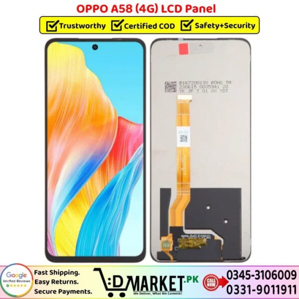 OPPO A58 4G LCD Panel Price In Pakistan