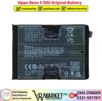 Oppo Reno 5 5G Original Battery Price In Pakistan
