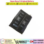 Oppo Reno 5 Original Battery Price In Pakistan