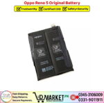 Oppo Reno 5 Original Battery Price In Pakistan
