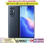 Oppo Reno 5 Pro Plus 5G Used Price In Pakistan