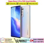 Oppo Reno 5 Pro Plus 5G Used Price In Pakistan