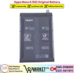 Oppo Reno 6 5G Original Battery Price In Pakistan
