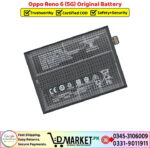 Oppo Reno 6 5G Original Battery Price In Pakistan