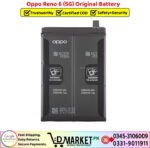 Oppo Reno 6 (5G) Original Battery Price In Pakistan