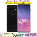 Samsung Galaxy S10 Used Price In Pakistan