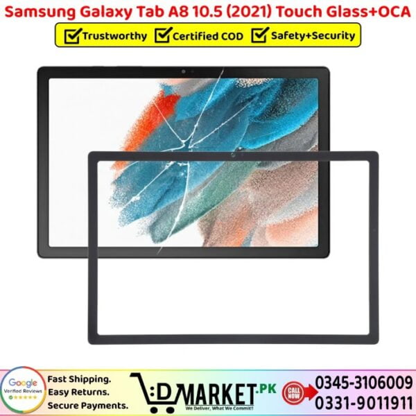 Samsung Galaxy Tab A8 10.5 Touch Glass Price In Pakistan