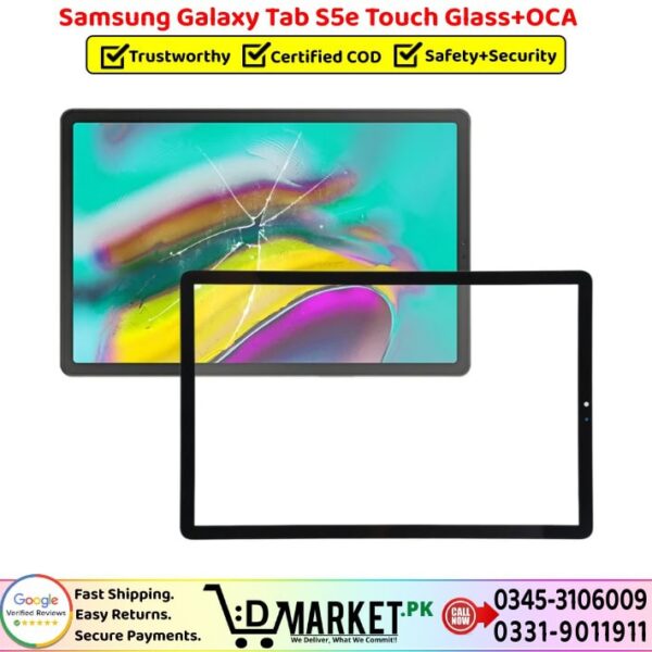 Samsung Galaxy Tab S5e Touch Glass Price In Pakistan