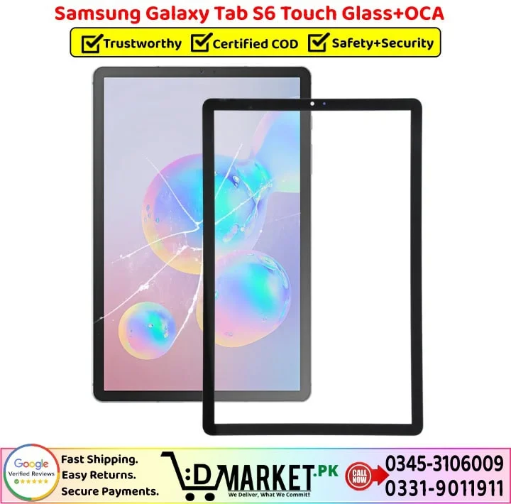 Samsung Galaxy Tab S6 Touch Glass Price In Pakistan