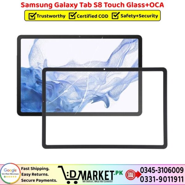 Samsung Galaxy Tab S8 Touch Glass Price In Pakistan