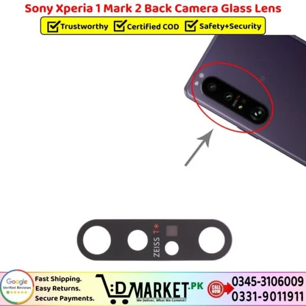 Sony Xperia 1 Mark 2 Back Camera Glass Lens Price In Pakistan