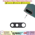 Sony Xperia 5 Mark 3 Back Camera Glass Lens Price In Pakistan