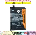 Xiaomi Mi 10T Lite 5G Original Battery Price In Pakistan