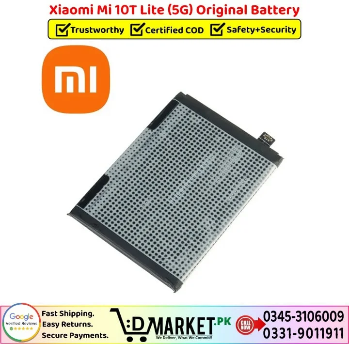 Xiaomi Mi 10T Lite 5G Original Battery Price In Pakistan