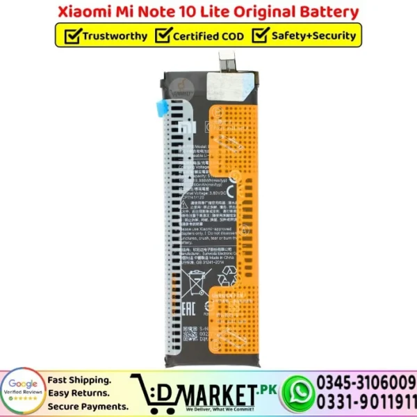 Xiaomi Mi Note 10 Lite Original Battery - DMarket.Pk