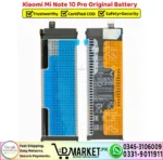 Xiaomi Mi Note 10 Pro Original Battery - DMarket.Pk