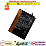 Xiaomi Poco F3 Original Battery Price In Pakistan