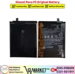 Xiaomi Poco F3 Original Battery Price In Pakistan