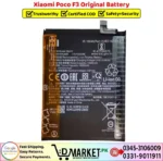 Xiaomi Poco F3 Original Battery Price In Pakistan