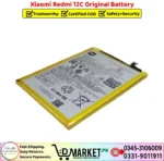 Xiaomi Redmi 12C Original Battery Price In Pakistan